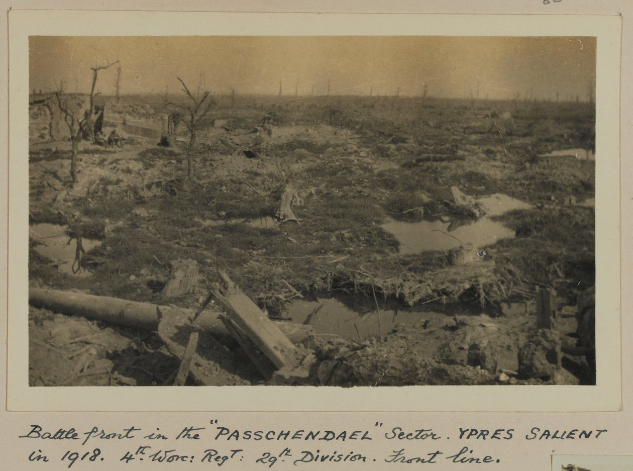 “PASSCHENDAELE” Sektöründe Cephe, 1918