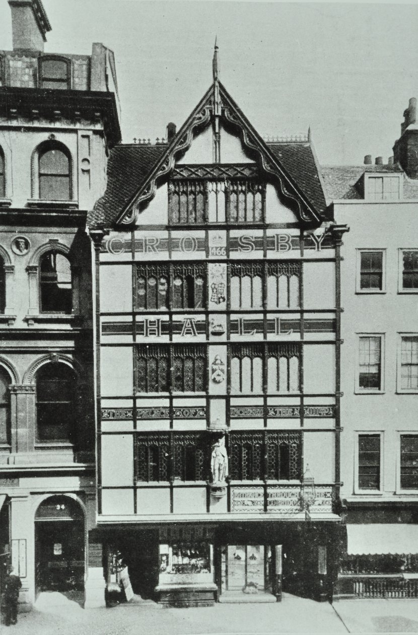 Crosby Hall, Bishopsgate, Londra, 1890 by English Photographer