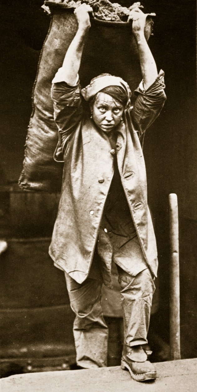 Kömür teslimi, Horace W. Nichols tarafından basılmıştır, c.1916 (fotogravür) by English Photographer