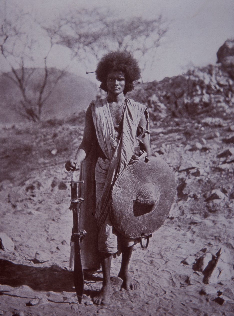 Derviş Hademdowah savaşçısı, Sudan by English Photographer
