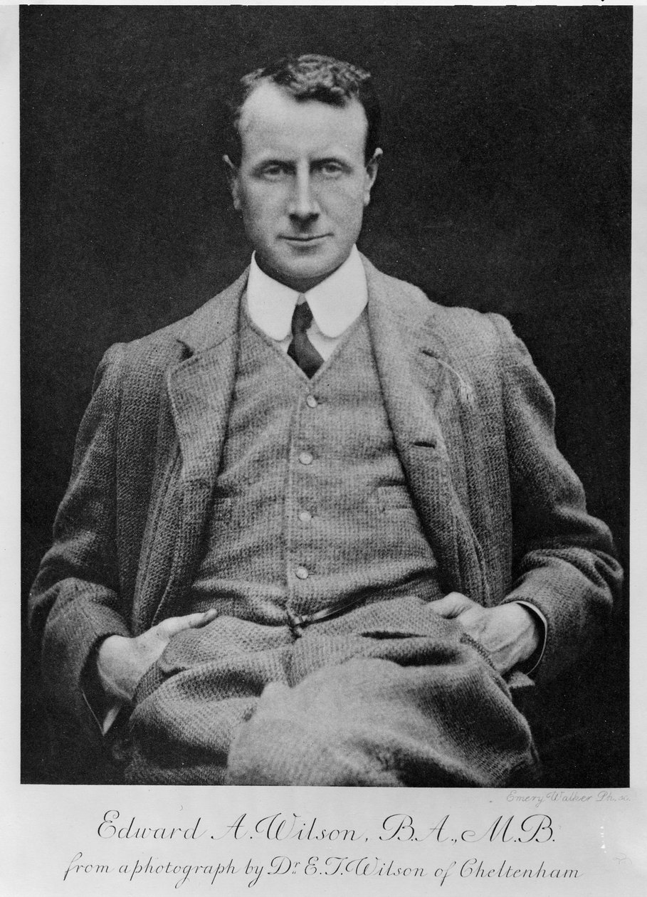 Edward A. Wilson, c.1910 (s/b fotoğraf) by English Photographer