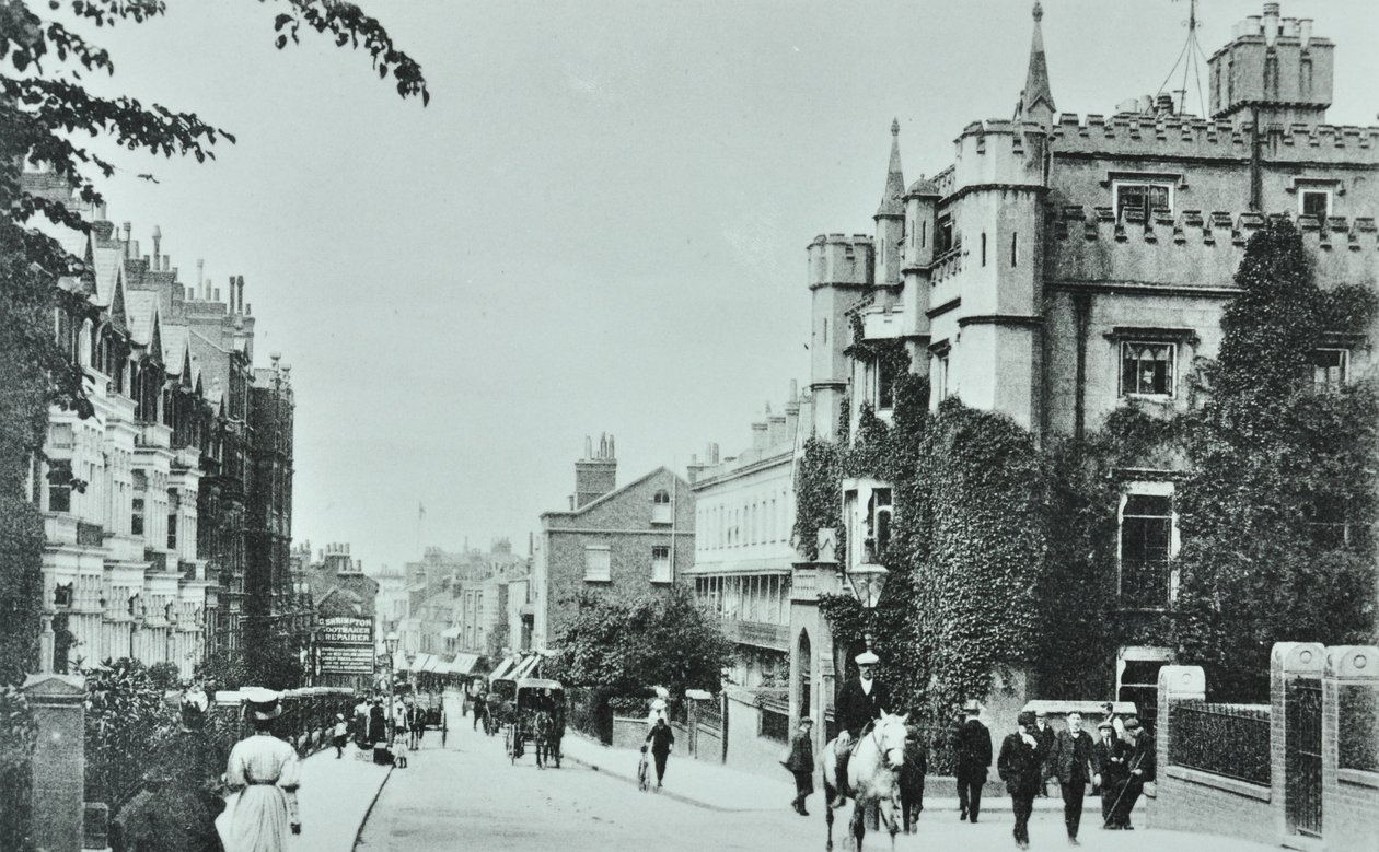 Beyefendilerin Kızları için Ellerker Koleji, Richmond Hill, Richmond: genel görünüm, 1895 by English Photographer