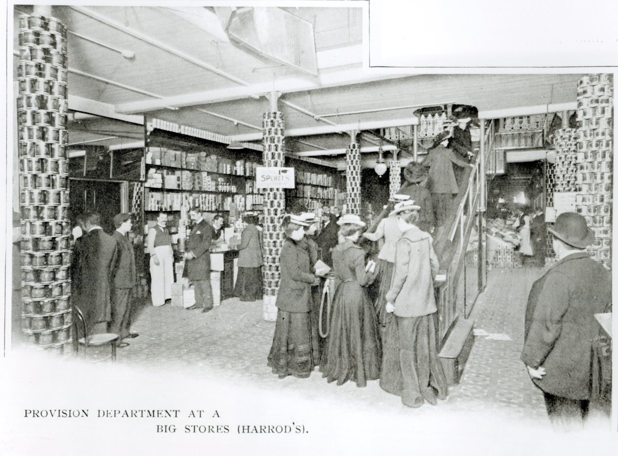 Harrods Tedarik Departmanı, c.1901 by English Photographer