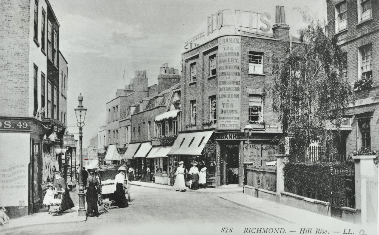 Hill Rise, Richmond: genel görünüm, 1895 by English Photographer