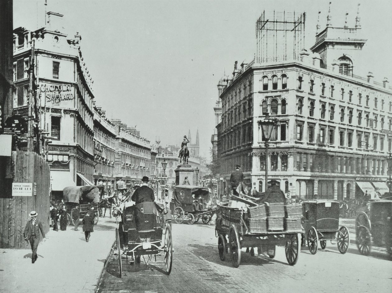Holborn Sirki, Londra Şehri, 1890 by English Photographer