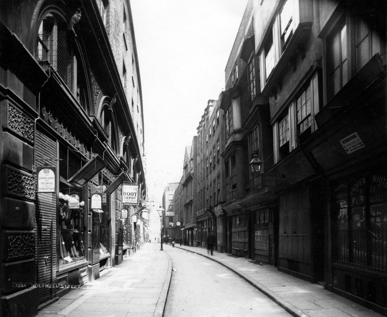 Holywell Caddesi, 19. Yüzyıl (fotoğraf) by English Photographer