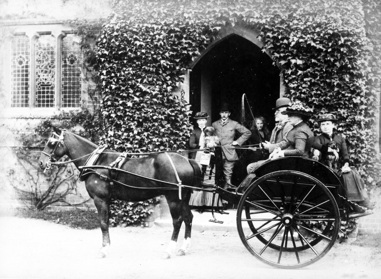 At ve Tuzak Gezisi, c.1890 by English Photographer