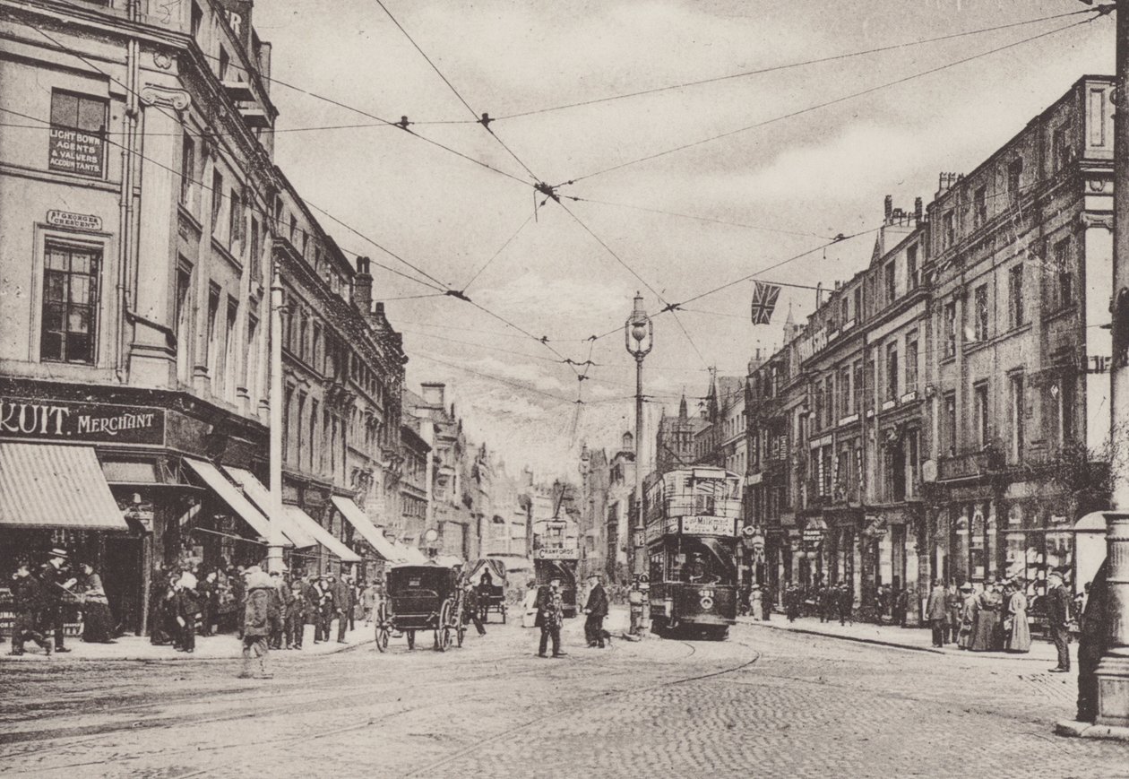 Lord Street, Liverpool (s/b fotoğraf) by English Photographer