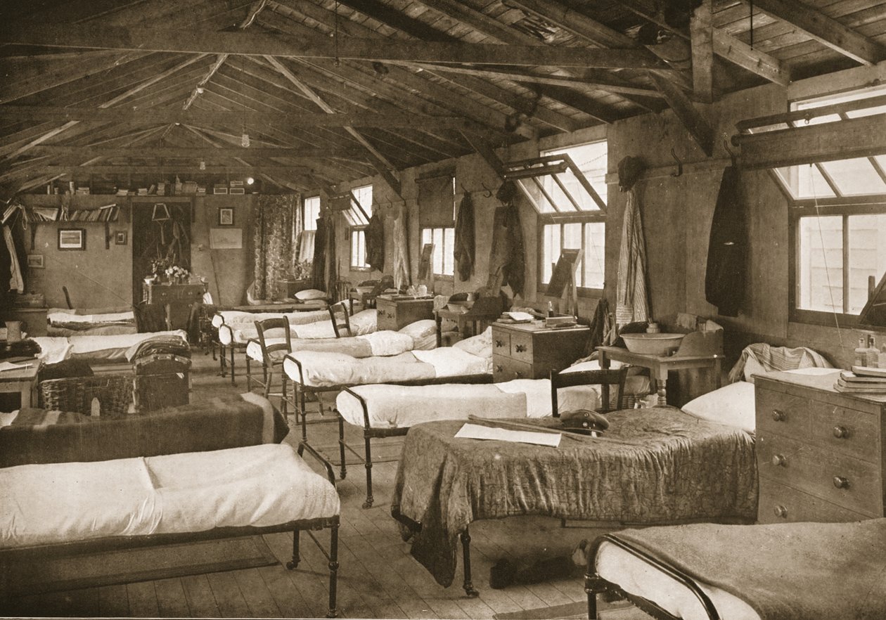Yatak odalarından biri, Donington Hall, Büyük Britanya
