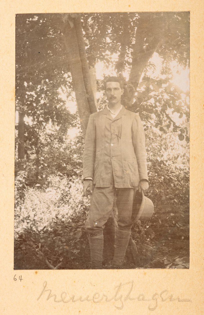 Bailey tarafından Richard Meinertzhagen portresi, F.M. Bailey 1900-03 (sepya fotoğraf) by English Photographer