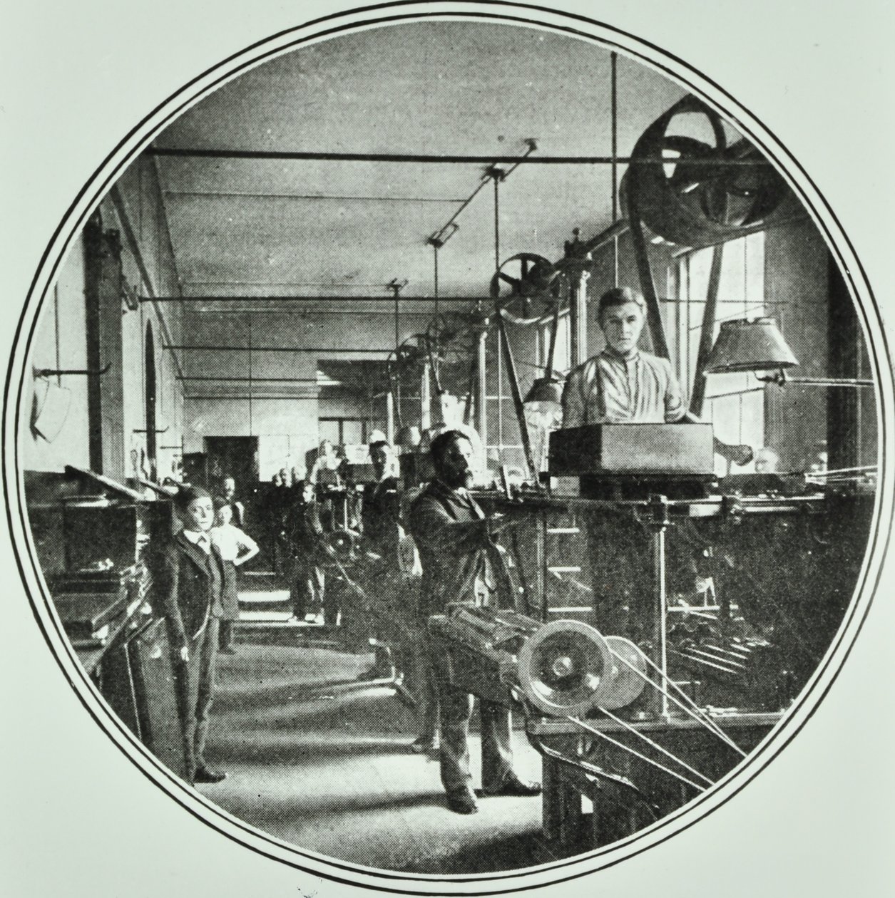 Baskı departmanı, İngiltere Bankası, Threadneedle Caddesi, Londra Şehri, 1890 by English Photographer