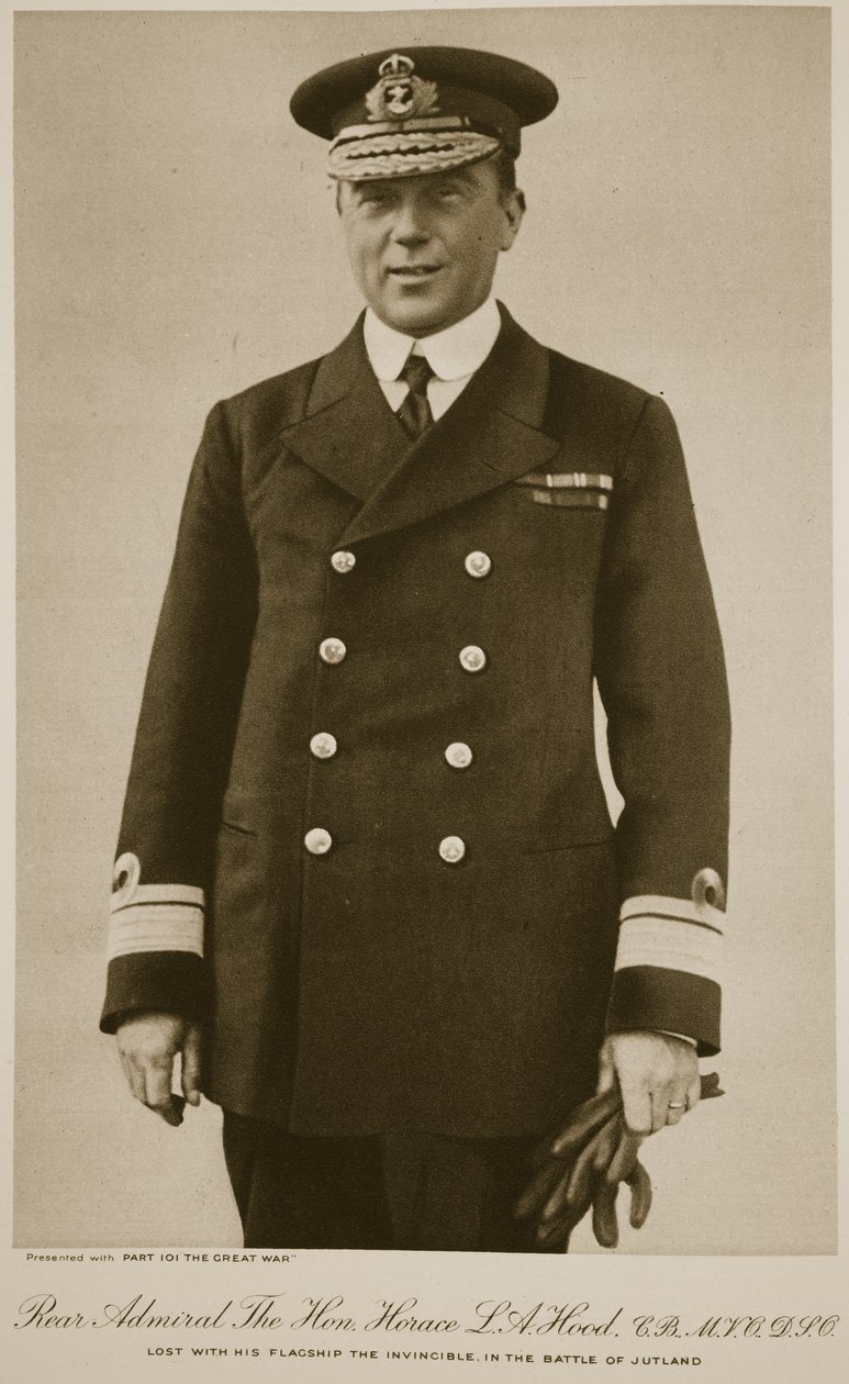 Tuğamiral Fahri Horace L.A. Hood, 1914-19 by English Photographer