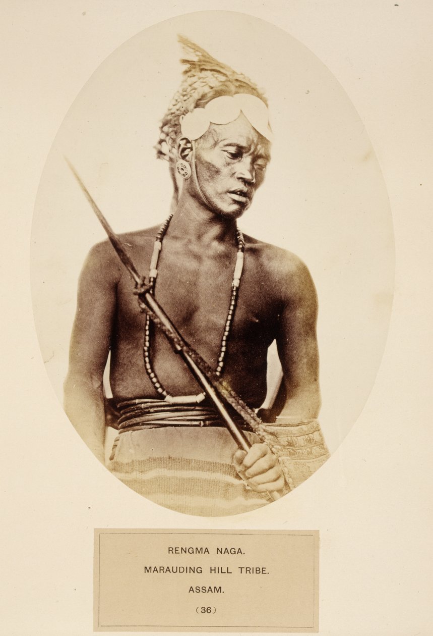 Rengma Naga, Marauding Hill Tribe, Assam, The People of India