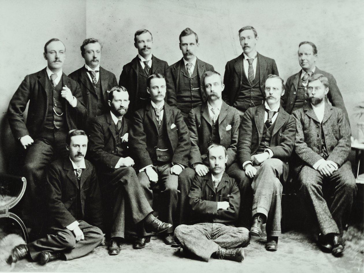 Rosendale Yol Okulu: öğretmenler grubu, 1897 by English Photographer