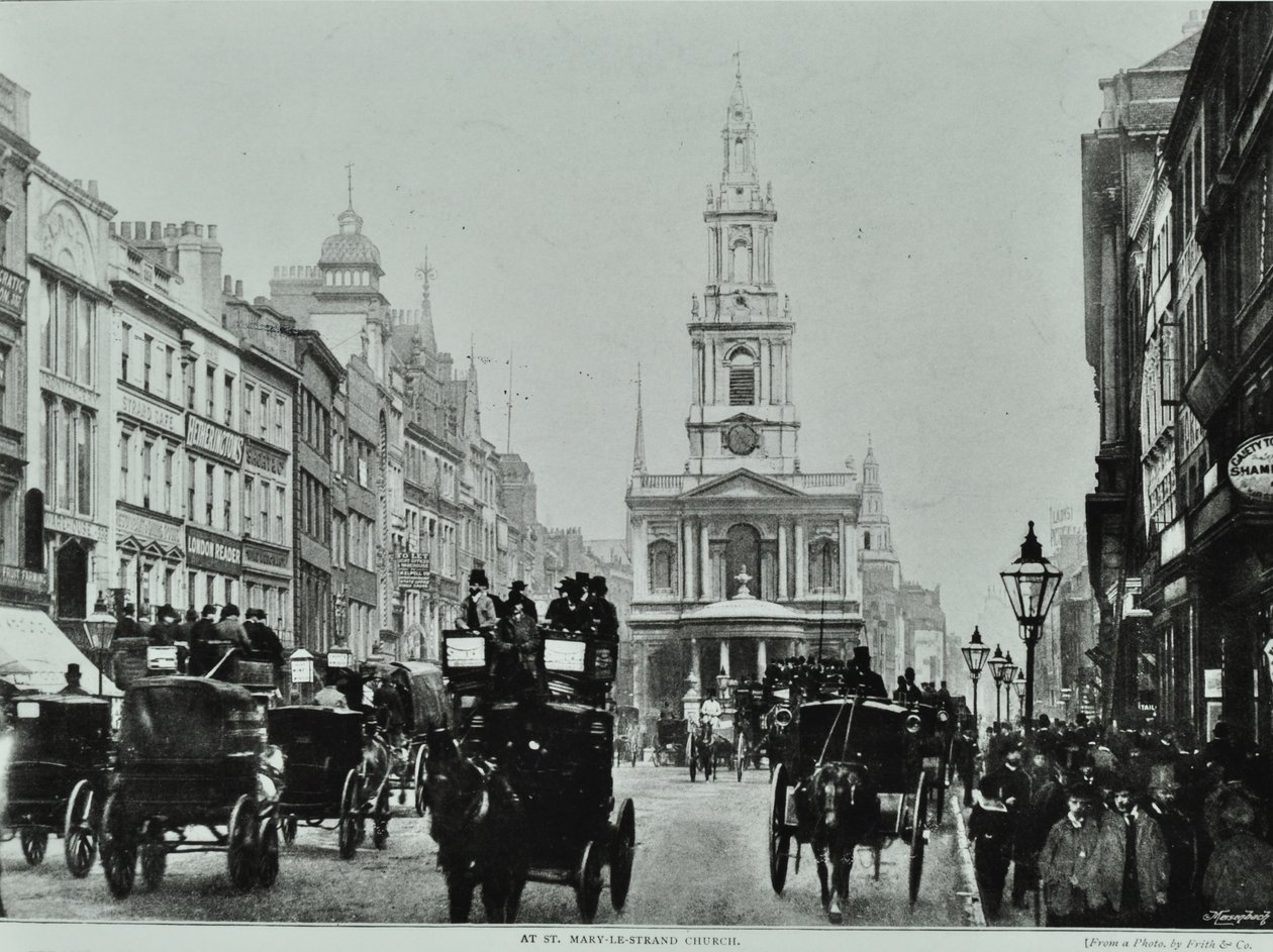 Saint Mary-le-Strand, Strand, Westminster LB: doğuya, Saint Mary-le-Strand