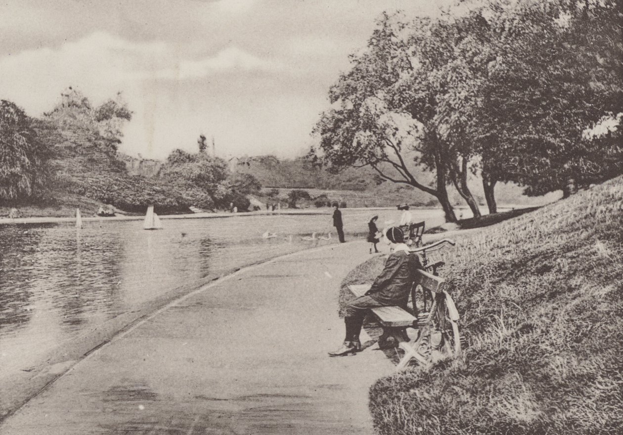 Sefton Park, Liverpool (s/b fotoğraf) by English Photographer