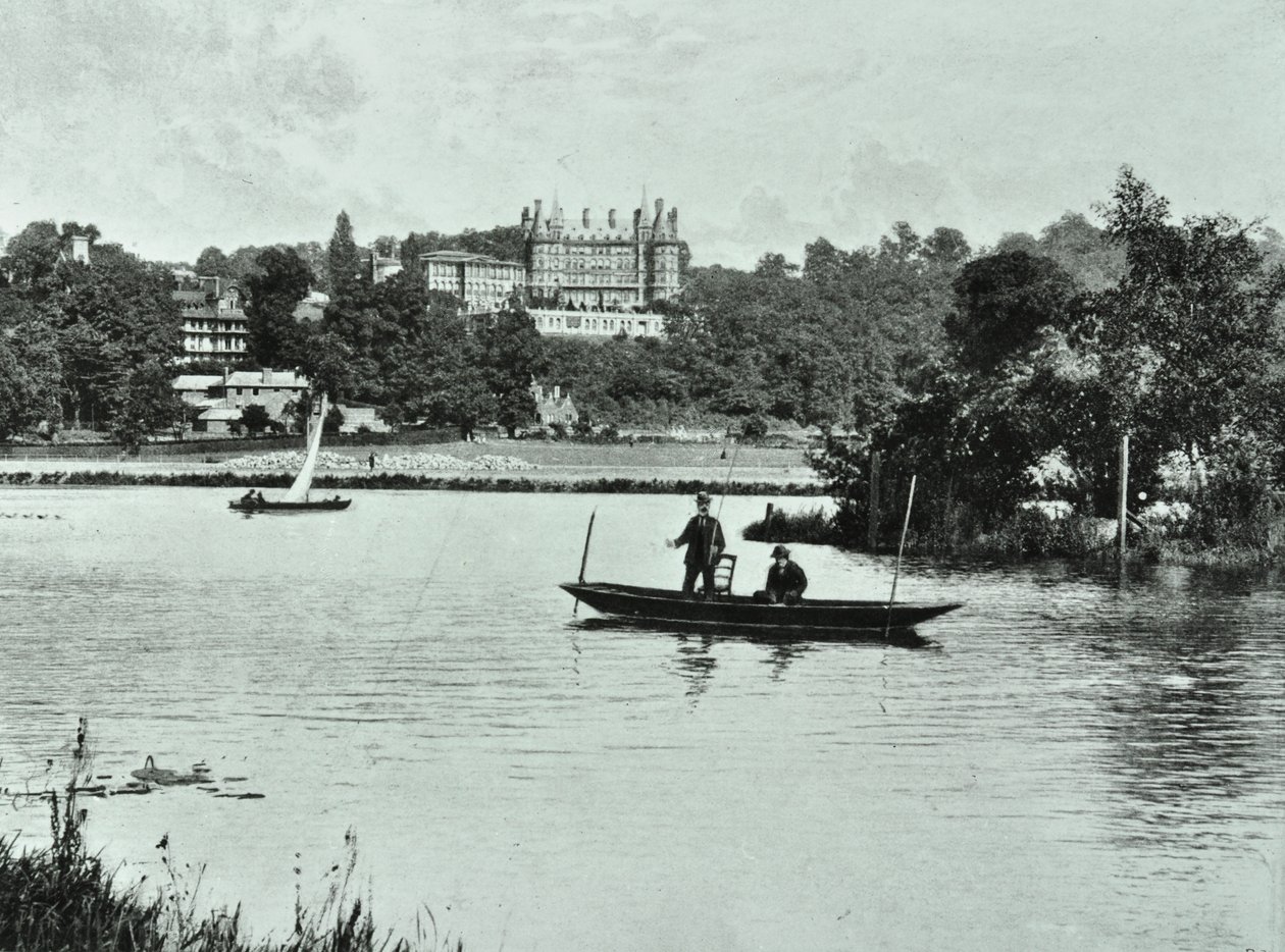 Yıldız ve jartiyer evi, Richmond Hill, Richmond: genel görünüm, 1895 by English Photographer
