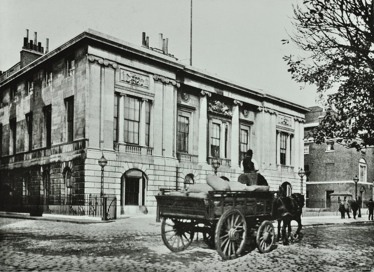 Trinity Evi, Trinity Meydanı, Londra Şehri, 1890 by English Photographer