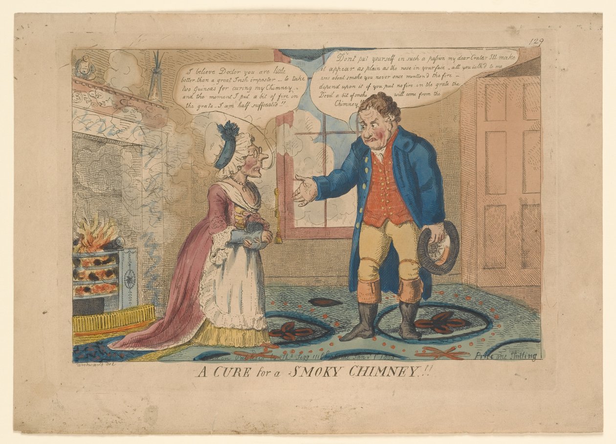 G. M. Woodward tarafından çizilmiş, 1808 (el boyaması gravür) by English School