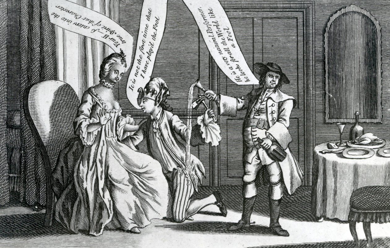 Aptal Karakterinde Belirli Bir Kişi, 1770 by English School