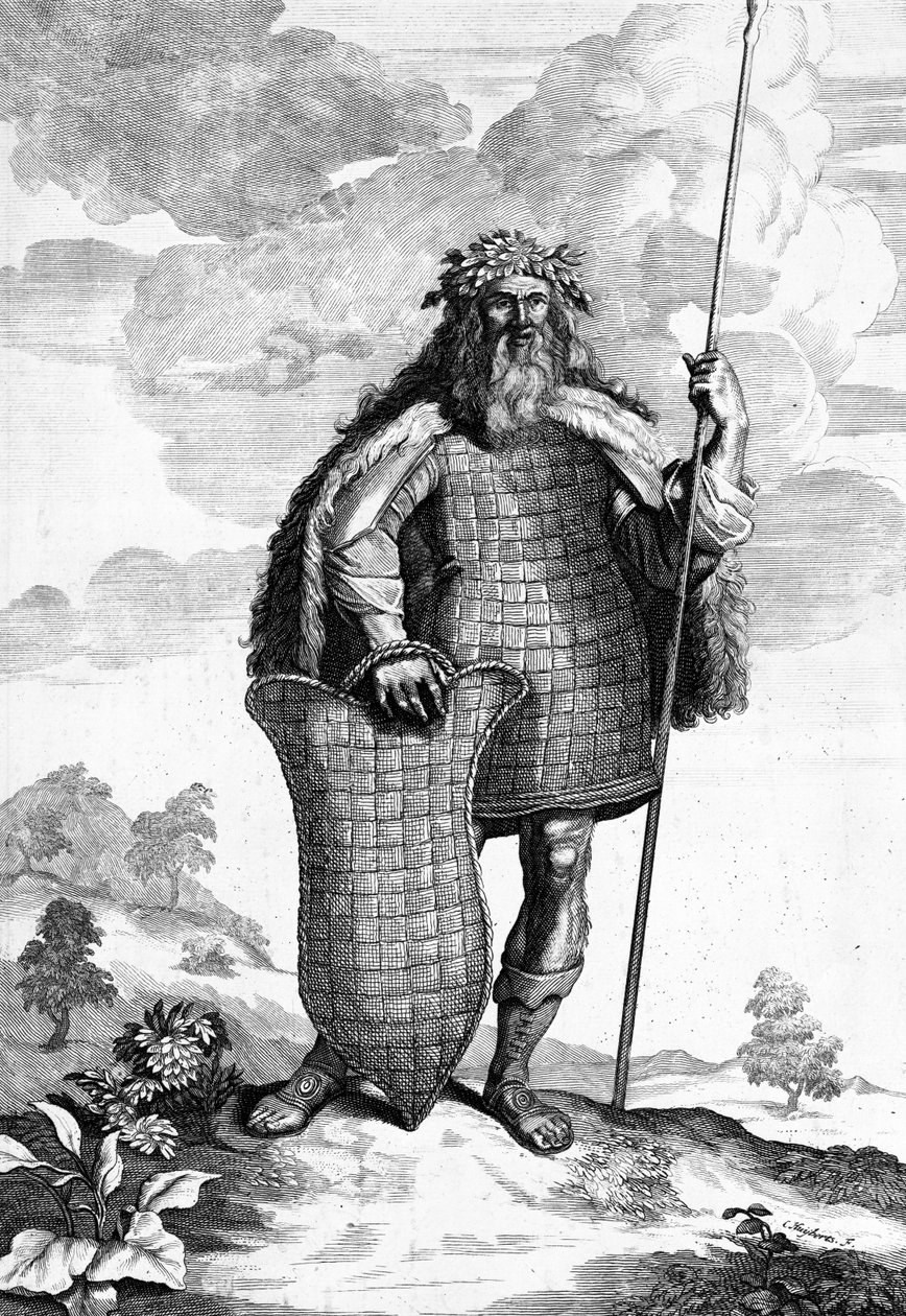 Cornelis Huyberts tarafından oyulmuş bir Marcoman, Caesars Commentaries
