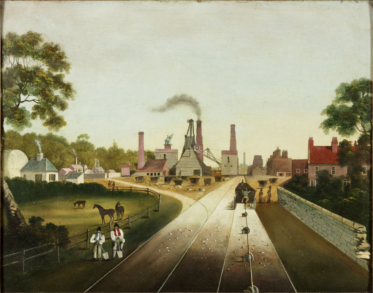 "A" Çukuru, Backworth, c.1823-67 by English School