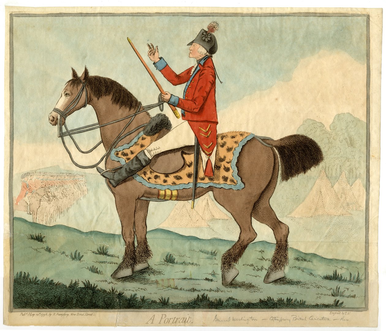 "Bir Portre" [George Washington] by English School