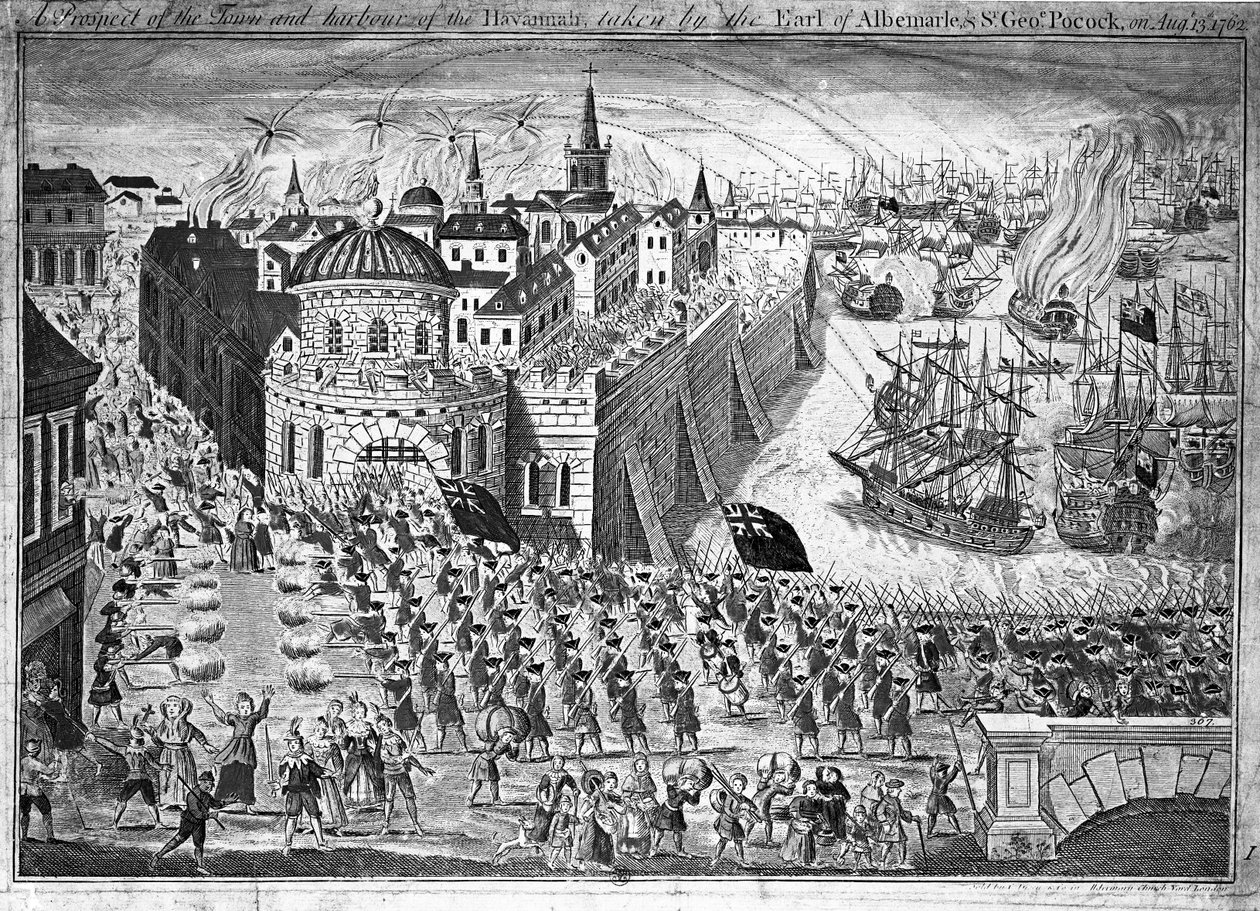 Albemarle Kontu ve Sir George Pocock tarafından 13 Ağustos 1762