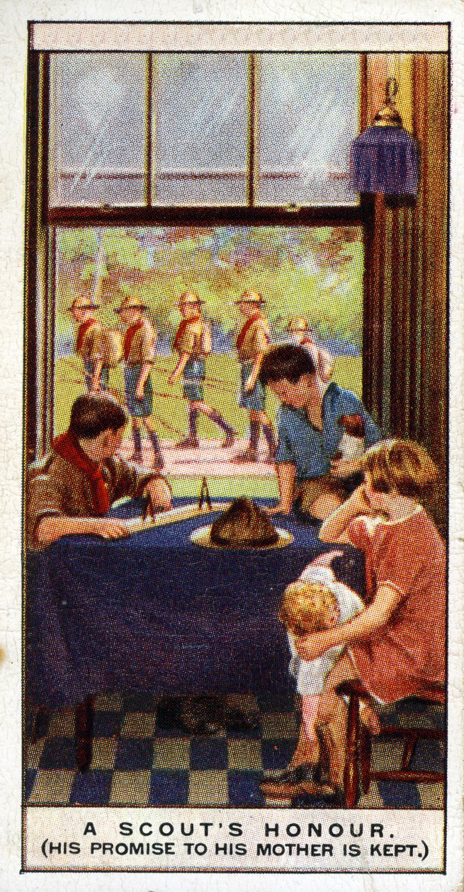 Bir İzci Onuruna güvenilecek, 1929 by English School