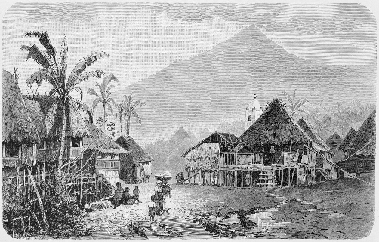 Bir Tagal köyü, Filipinler