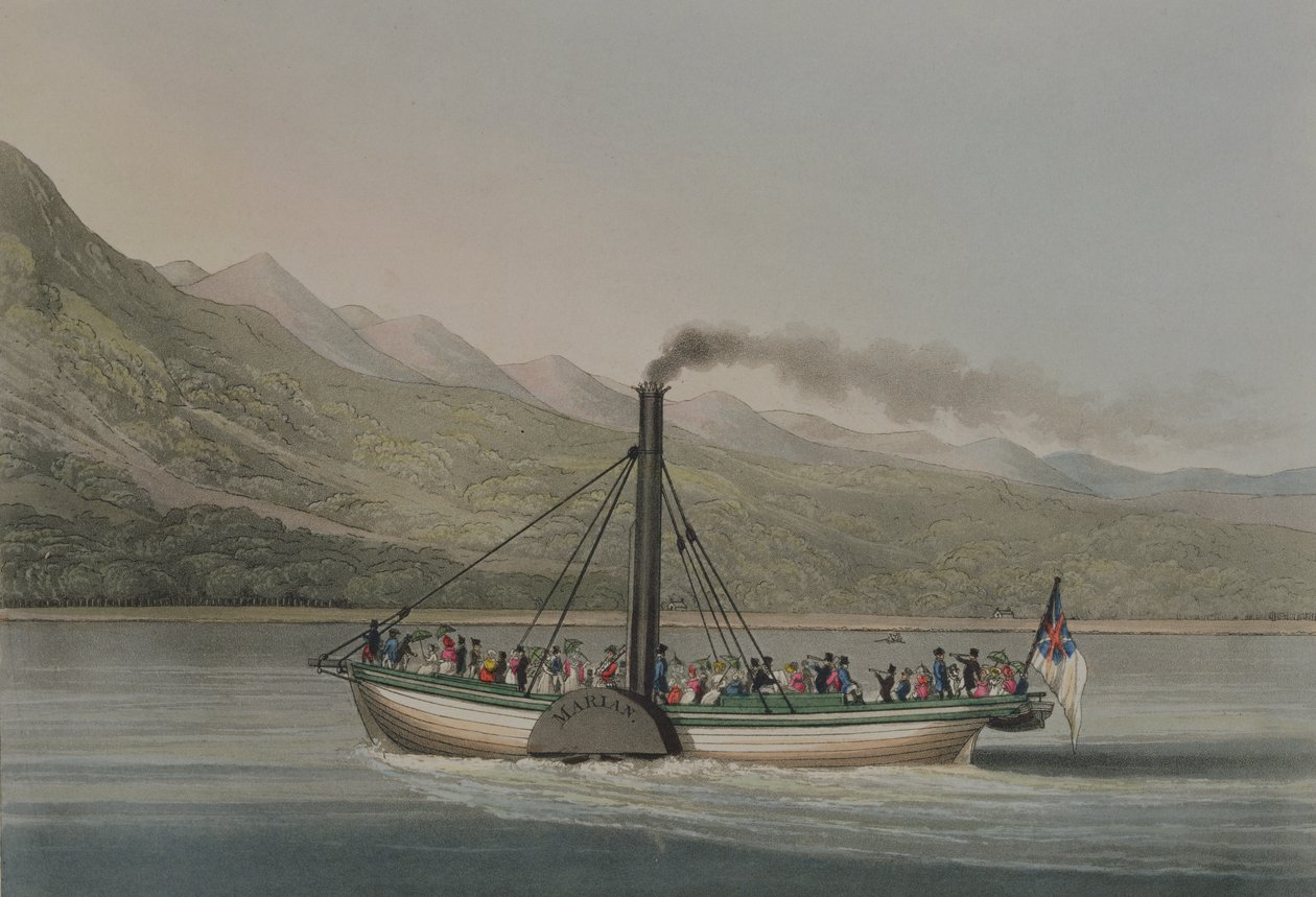A Trip up Loch Lomond, gravür G. Hunt, 1830