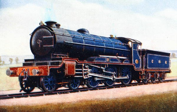 Londra Midland ve İskoç Demiryolunun bir lokomotifi, G. Gibbard Jackson