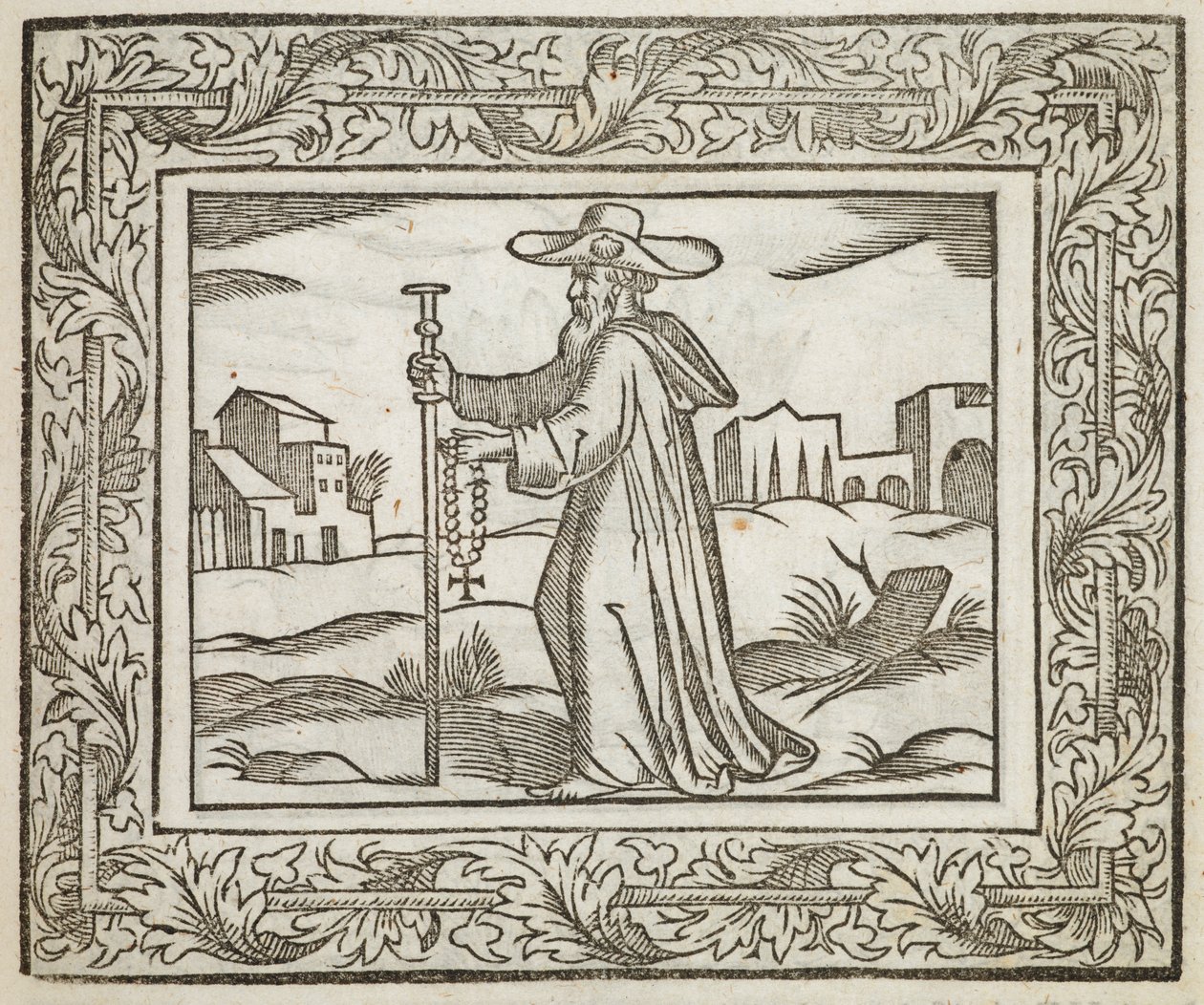 Asa ve haç tutan bir adam, Genç Henry Peacham