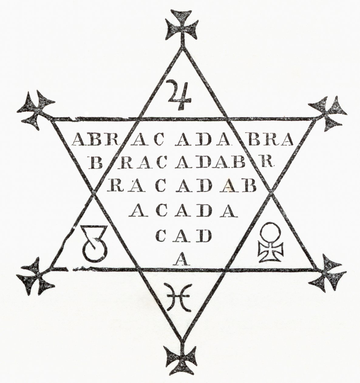 Abrakadabra, Thomas Ingoldsby tarafından The Ingoldsby Legends veya Mirth and Marvels