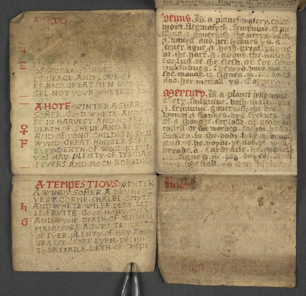 Ekle. 17367, f.10r, Almanak