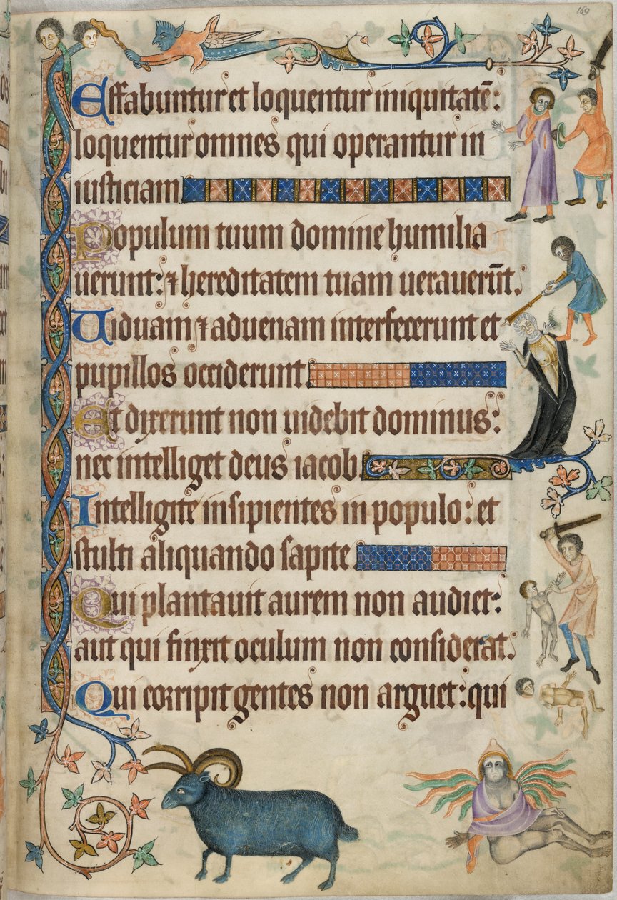 Ekle. 42130 , f.169, Mezmur 93, cinayet sahneleri, 