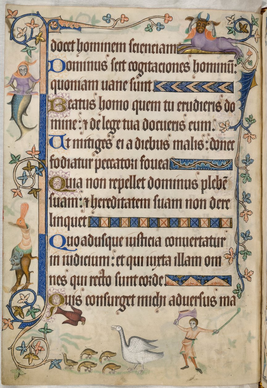 Ekle. 42130, f.169v, Mezmur 93, Kazlı kazlar, 