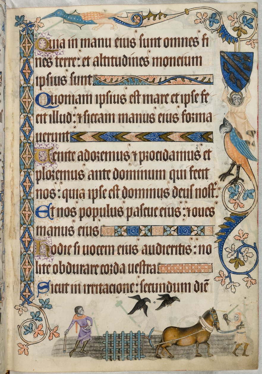 Ekle. 42130 fol.171 Harrowing, 