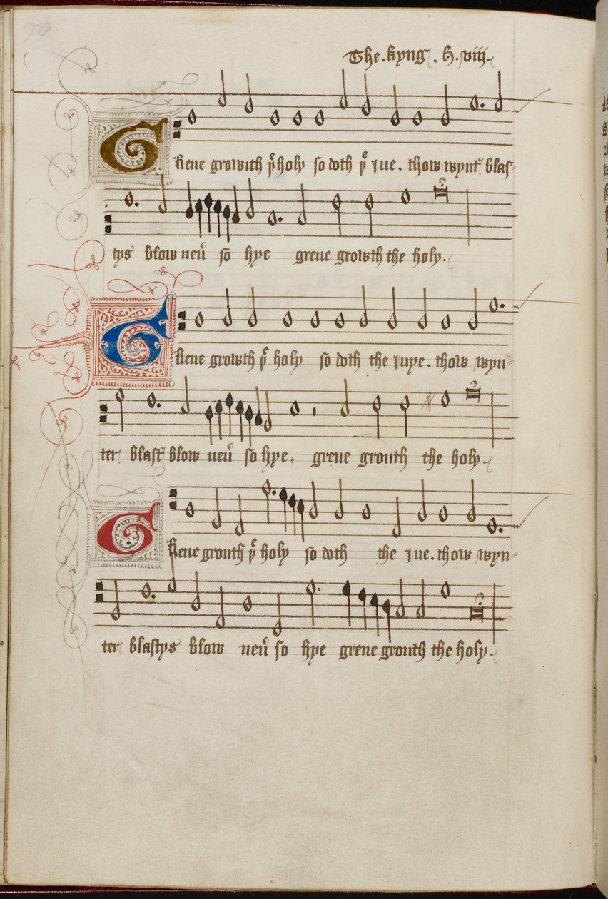 MS 31922, f. 37v, Henry VIII