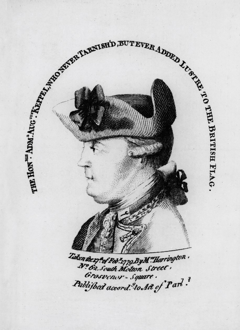 Amiral Augustus Keppel by English School