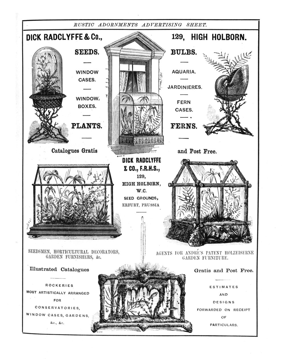 Dick Radclyffe & Co. Rustik Süsleme Reklamı by English School
