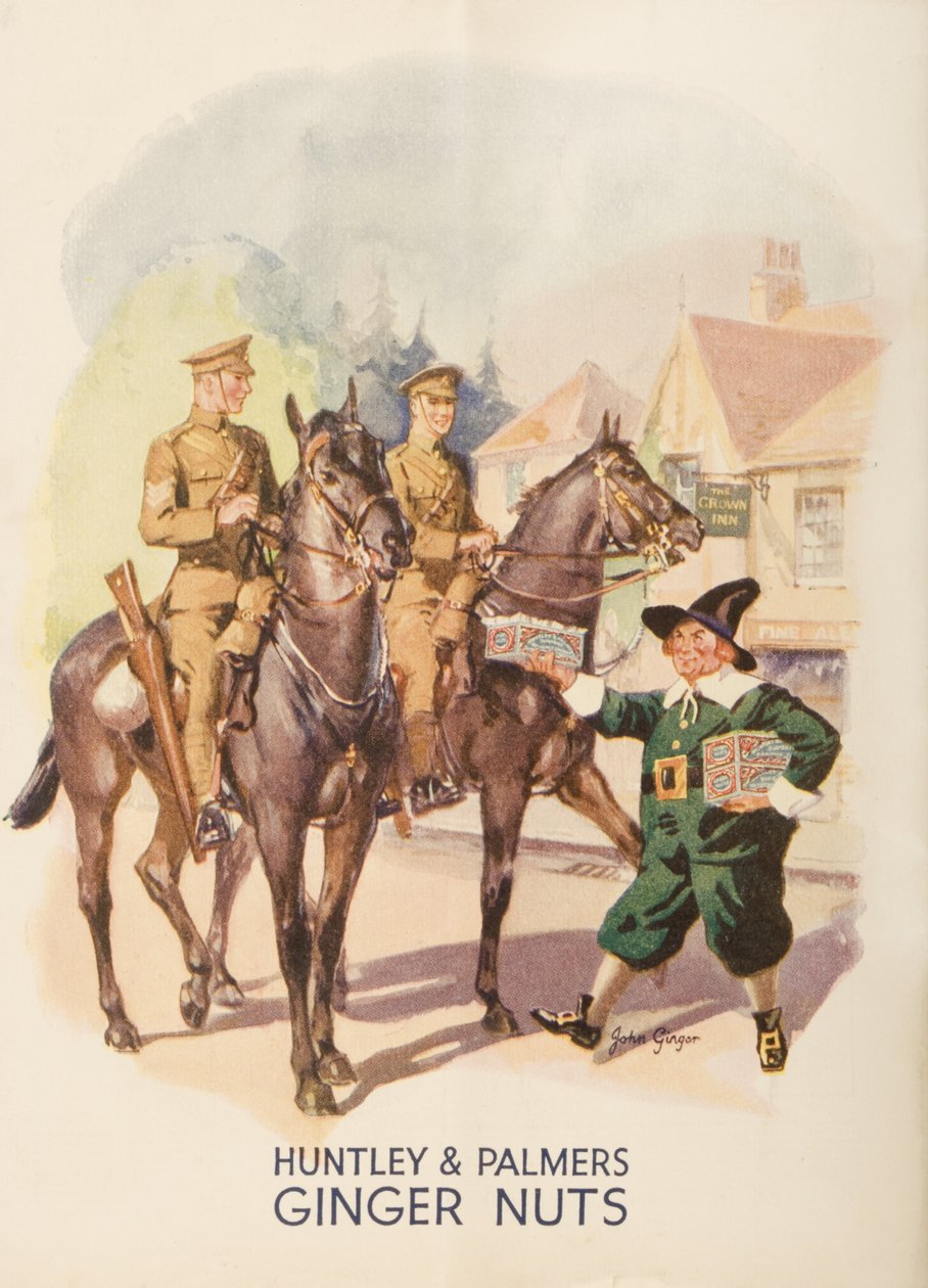 Huntley ve Palmers Zencefilli Fındık için Reklam, 1935 by English School