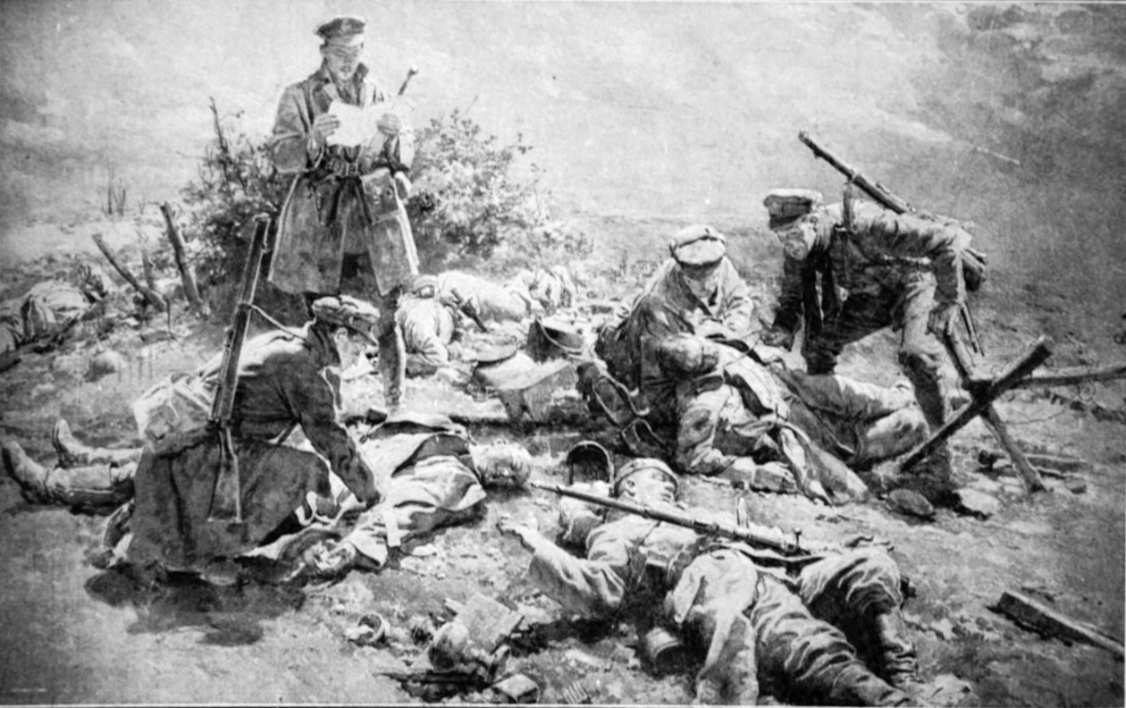 Bir Kavgadan Sonra: Ölü Almanları Kimlik Diskleri İçin Aramak, 1914-19 by English School