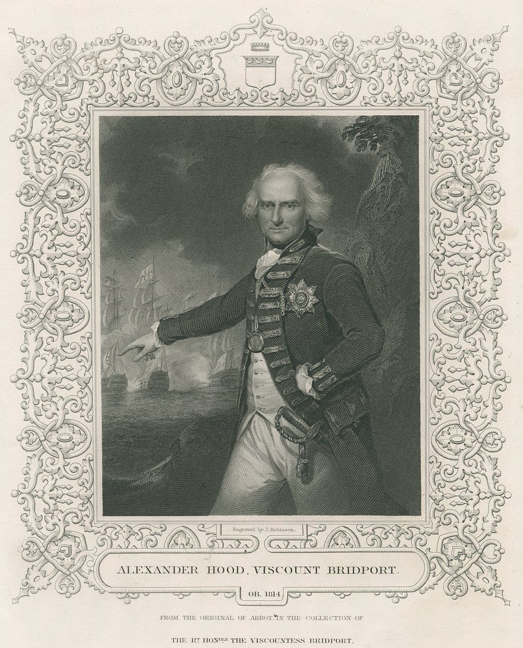 Alexander Hood, 1. Vikont Bridport, Lieut