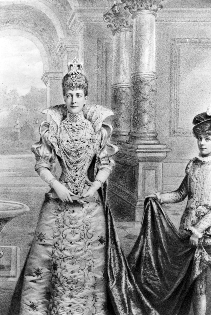 Danimarkalı Alexandra, Birleşik Krallık Kraliçesi Consort ve İngiliz Dominyonları, 19. Yüzyıl by English School