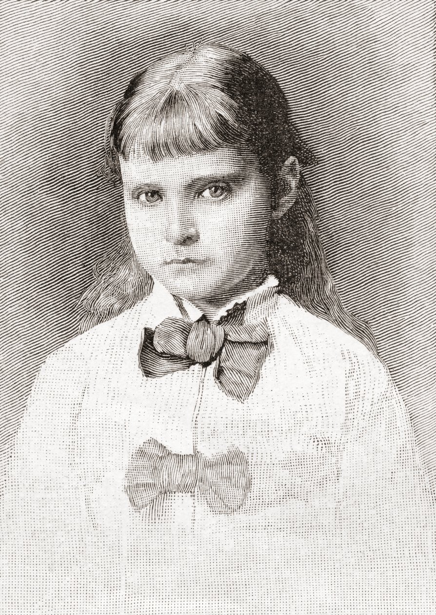 Hessen'li Alix ve daha sonra Ren tarafından Alexandra Feodorovna by English School