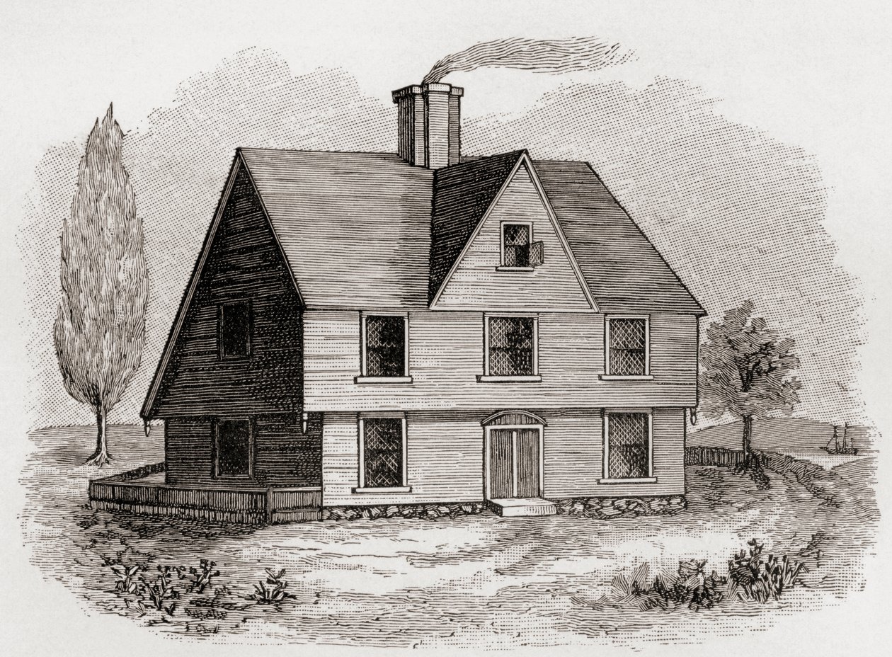 Allyn House, New Plymouth, Kuzey Amerika, J. R. Green