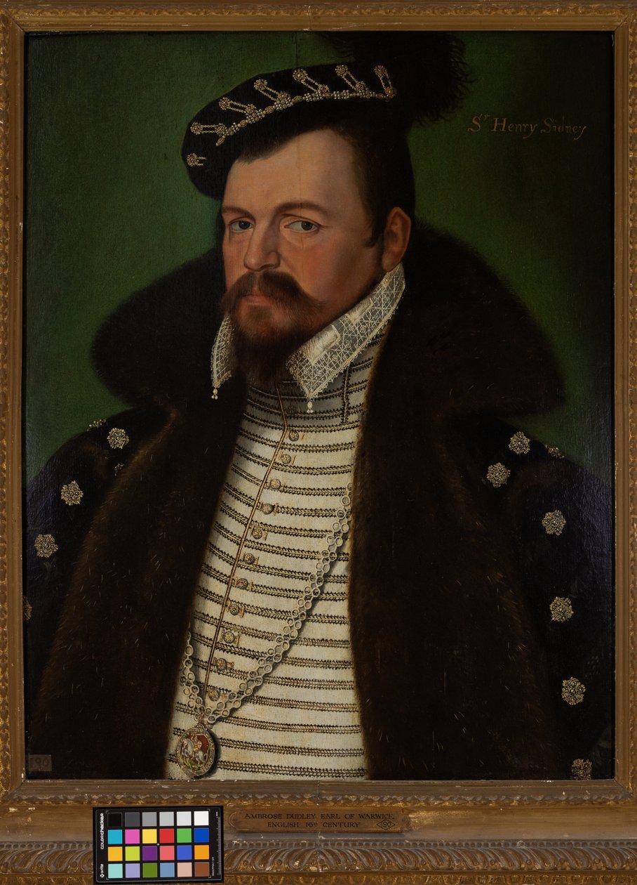 Ambrose Dudley, Warwick Kontu by English School