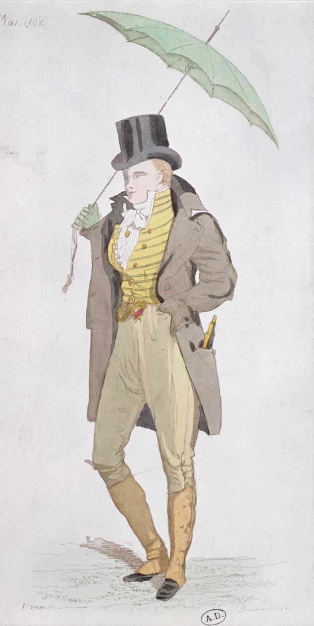 Bir İngiliz züppe, c.1802 by English School
