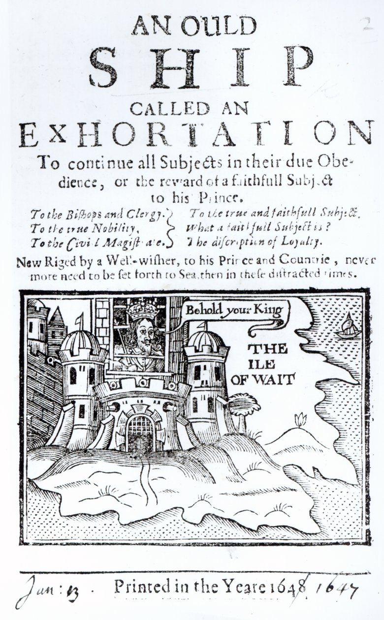 Exhortation adlı bir Ould Gemisi, Wight Adası
